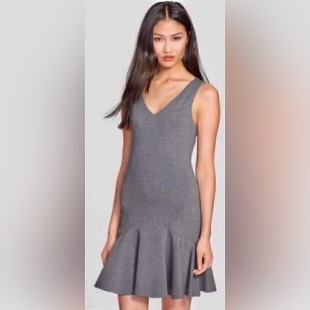 Diane von Furstenberg Sleeveless Carla Dress in Night Fall Grey ZB14